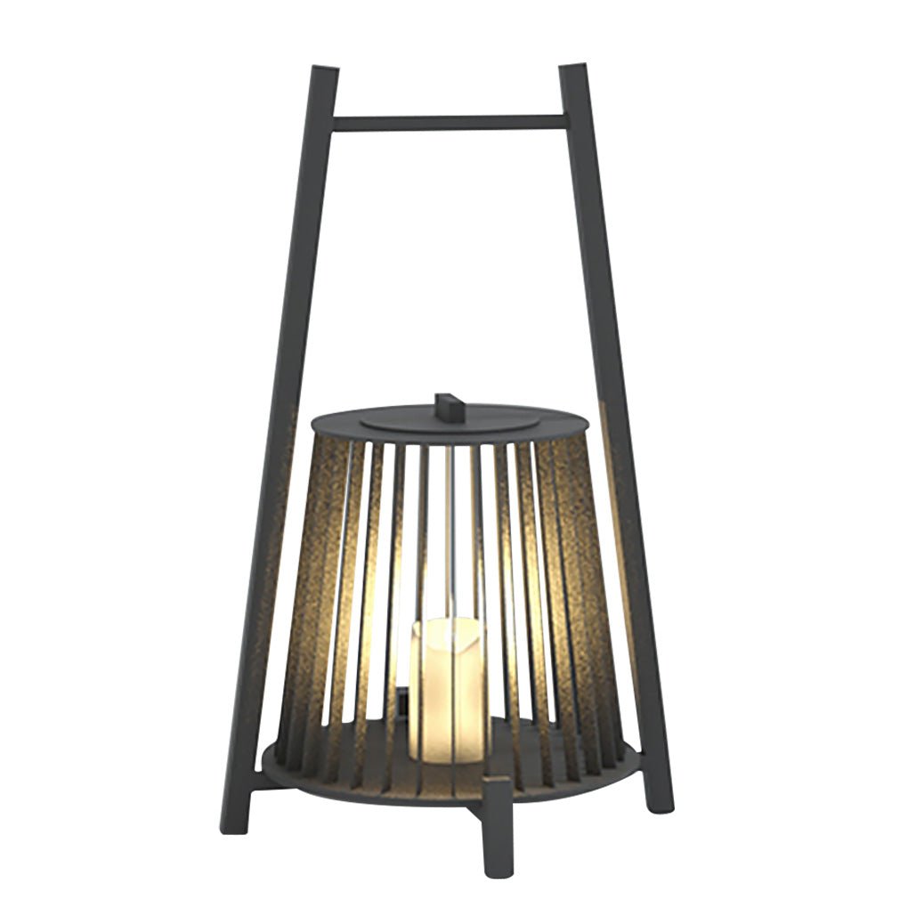Outdoor Grid Imitation Candle Lantern LED Landscape Light
