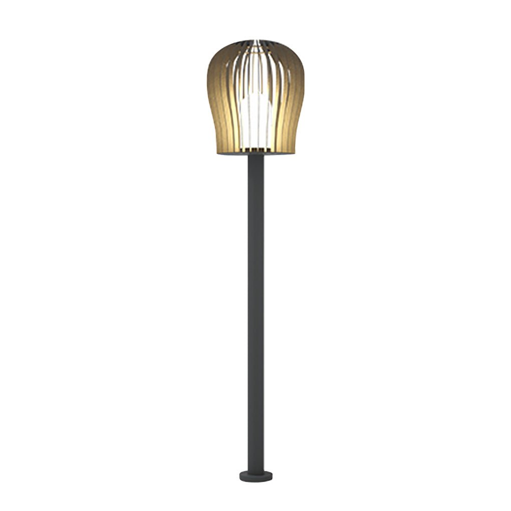 Sophisticated Waterproof LED Garden Post Lamp with Cage Design