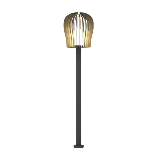 Sophisticated Waterproof LED Garden Post Lamp with Cage Design