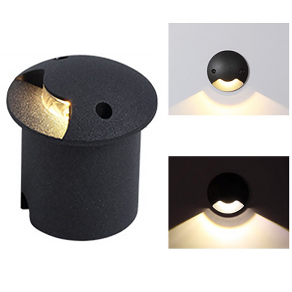 Sleek LED Cap Light for Garden Stairs, Decks & Pathways