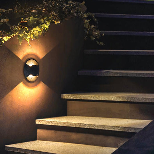 Sleek LED Cap Light for Garden Stairs, Decks & Pathways
