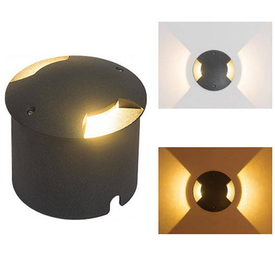 Sleek LED Cap Light for Garden Stairs, Decks & Pathways