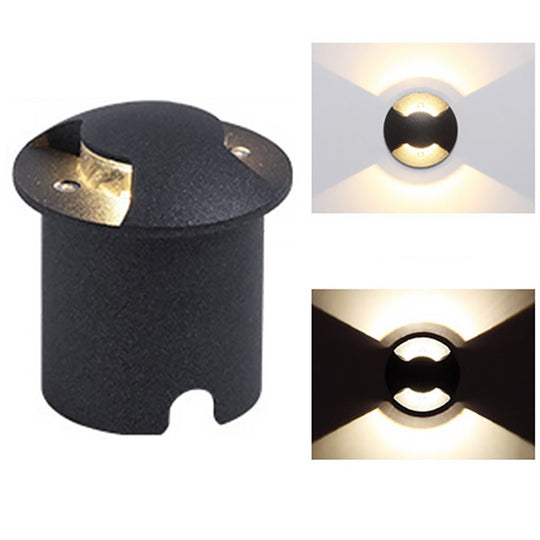 Sleek LED Cap Light for Garden Stairs, Decks & Pathways