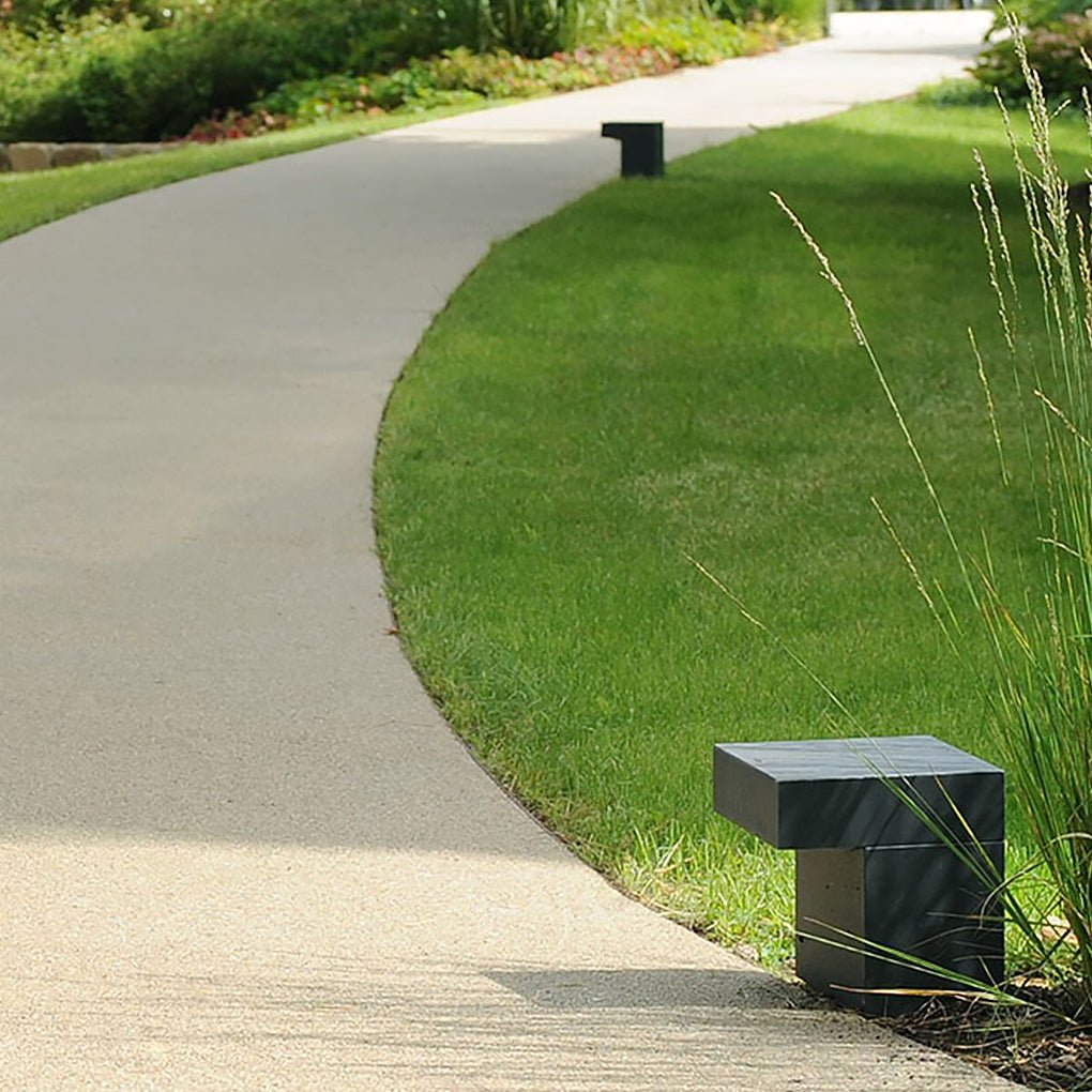 Eco-Friendly Modern Outdoor LED Path Lamp in Minimalist Design