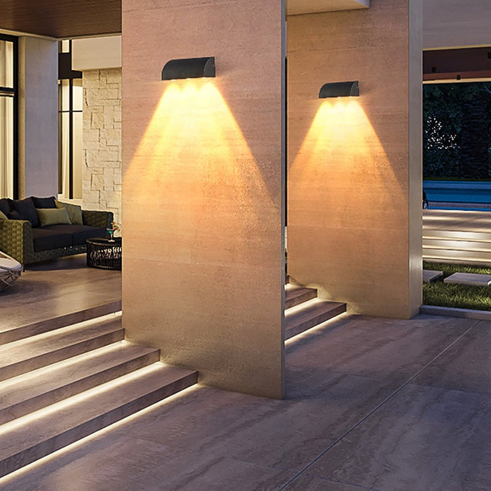 Outdoor Minimalist LED Waterproof Wall Light for Courtyard and Balcony