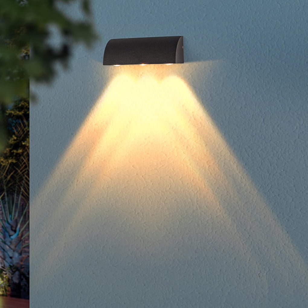 Outdoor Minimalist LED Waterproof Wall Light for Courtyard and Balcony