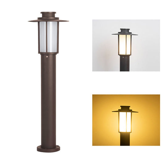 Sleek Cylindrical LED Outdoor Bollard Light Waterproof