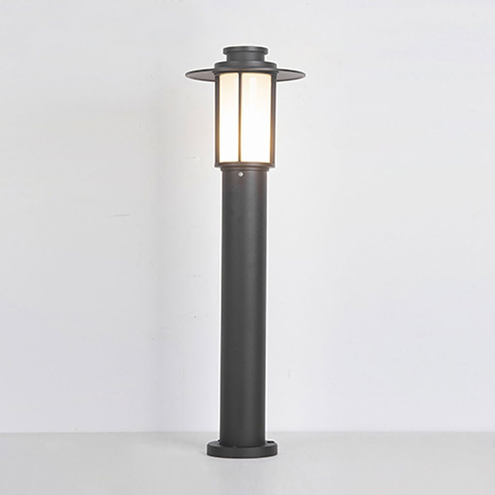 Sleek Cylindrical LED Outdoor Bollard Light Waterproof