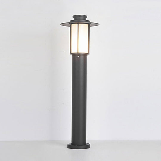 Sleek Cylindrical LED Outdoor Bollard Light Waterproof