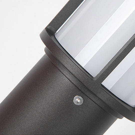 Sleek Cylindrical LED Outdoor Bollard Light Waterproof