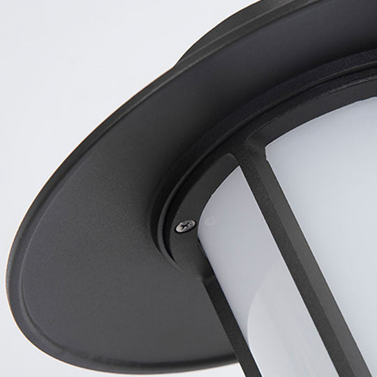Sleek Cylindrical LED Outdoor Bollard Light Waterproof