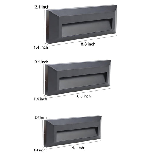 Modern Aluminum Downward LED Outdoor Step Light