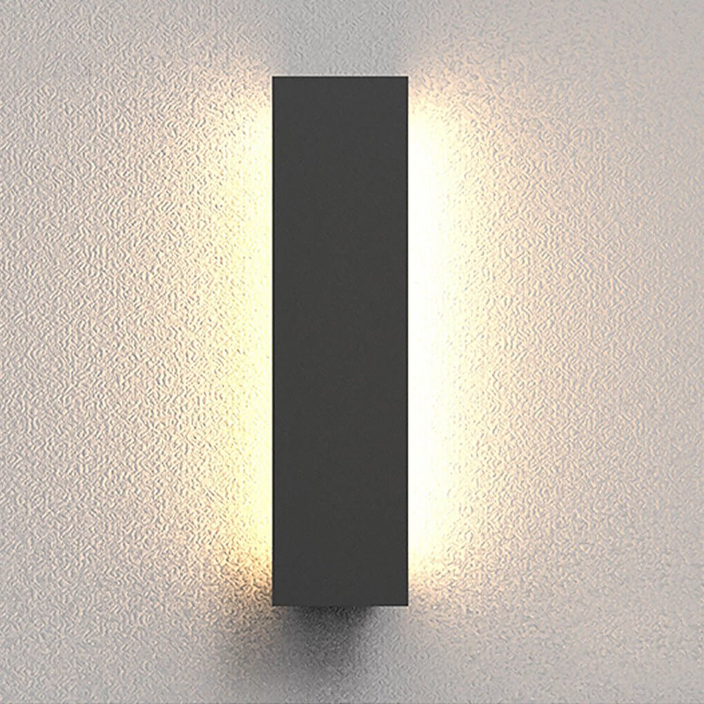 Outdoor Modern Waterproof LED Rectangular Wall Lights