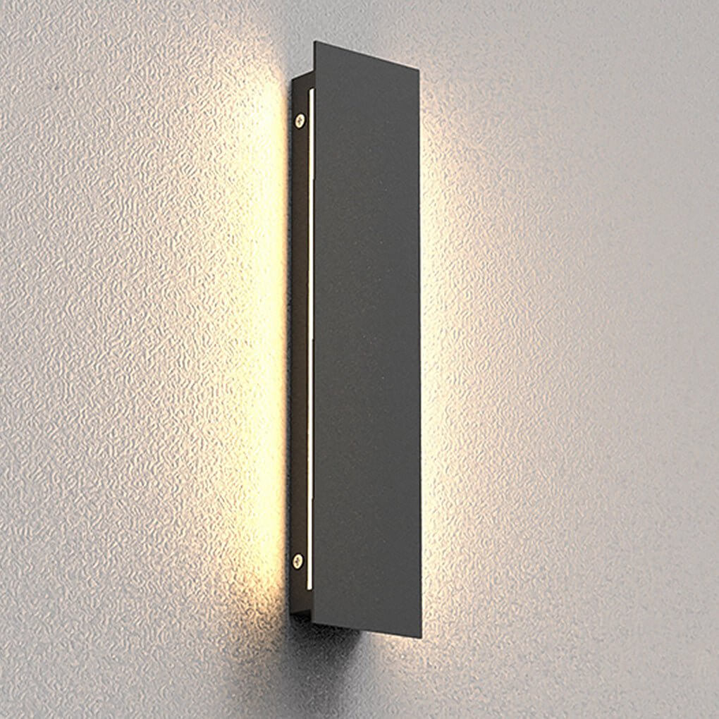 Outdoor Modern Waterproof LED Rectangular Wall Lights