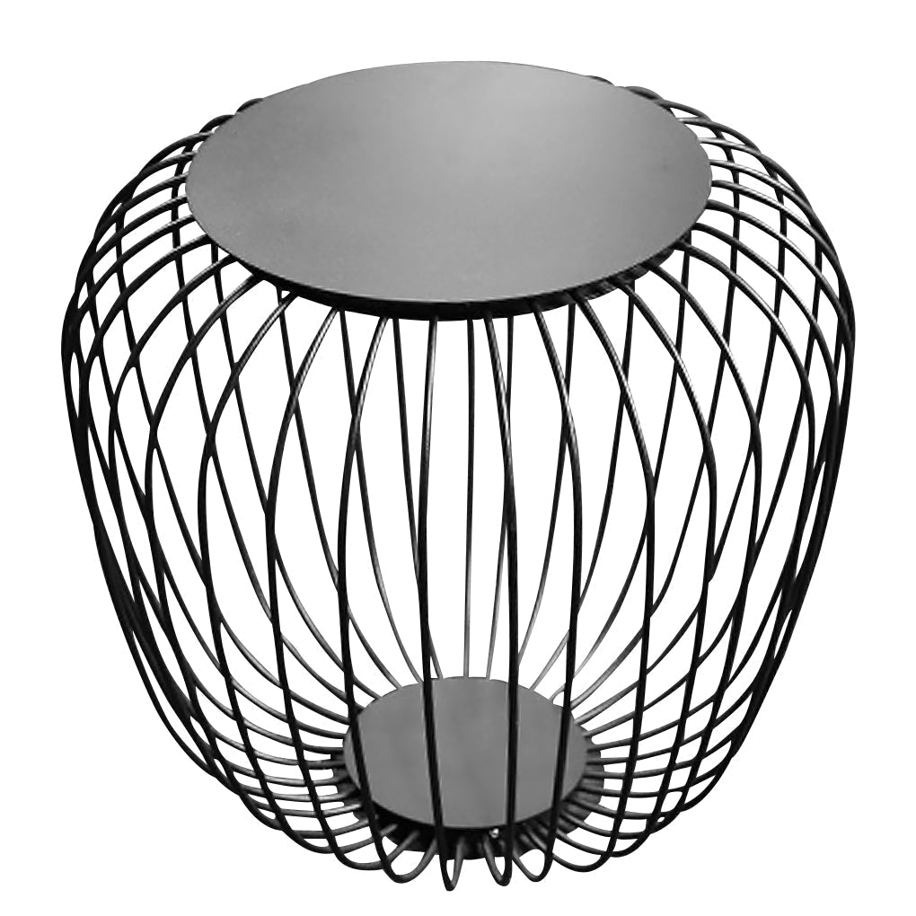 Outdoor Waterproof Cage Shape LED Stool Table Lamp