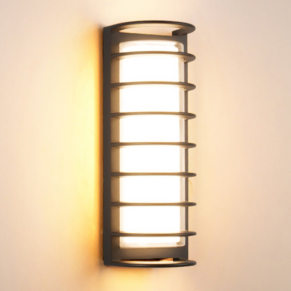 Outdoor Waterproof Double Layer Lampshade Gate Column Exterior Wall Sconces