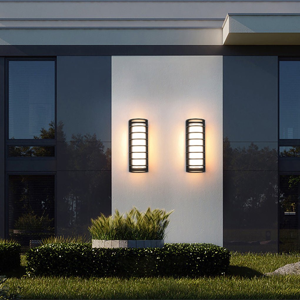 Outdoor Waterproof Double Layer Lampshade Gate Column Exterior Wall Sconces