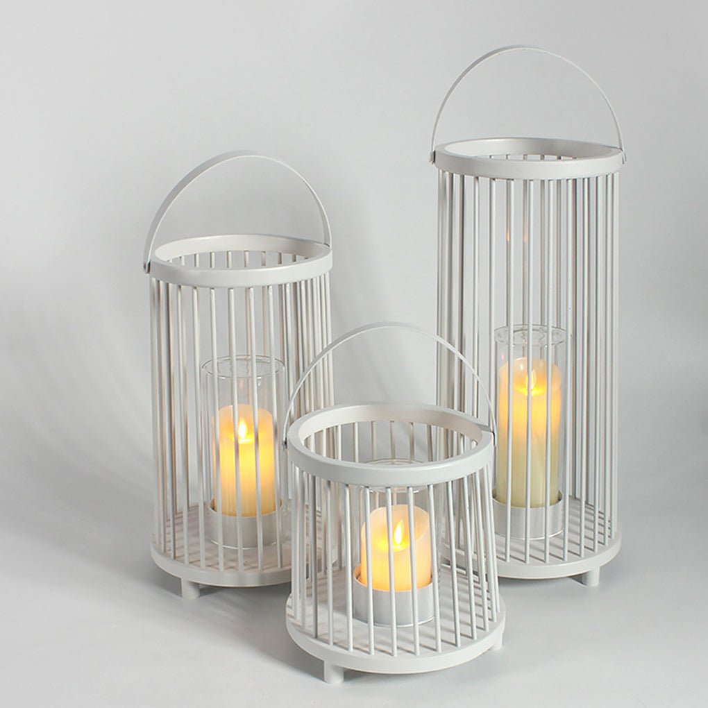 Portable Cage Design Rechargeable Outdoor Garden Light