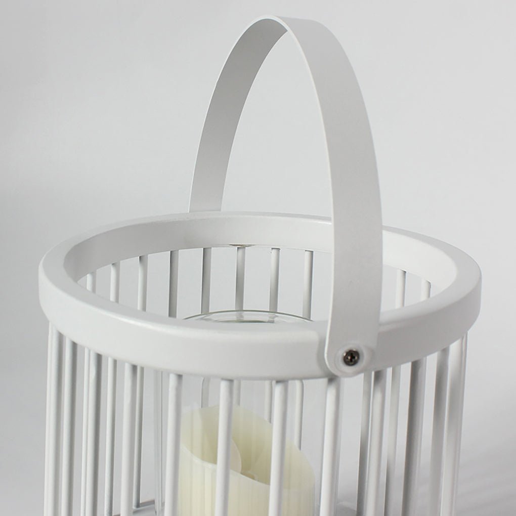 Portable Cage Design Rechargeable Outdoor Garden Light
