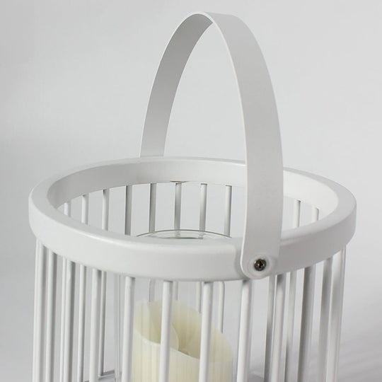 Portable Cage Design Rechargeable Outdoor Garden Light