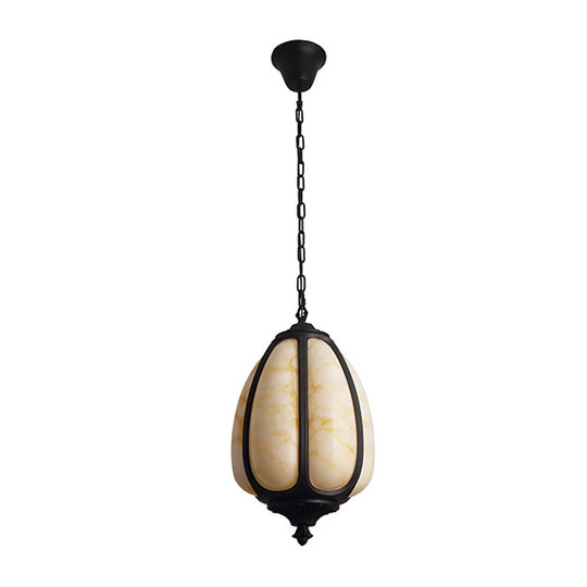Outdoor Waterproof Landscape Garden Lamp with Imitation Marble Shade