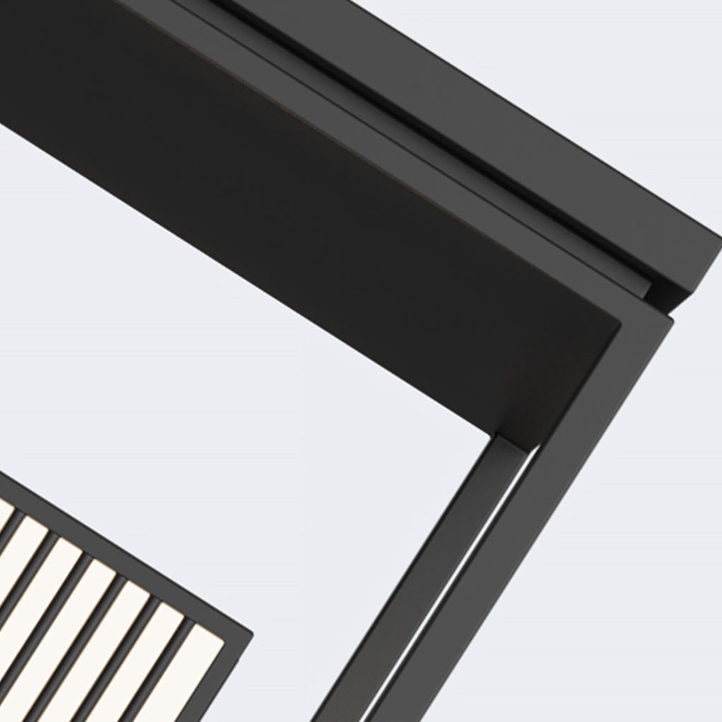 Retro Black Outdoor Lawn Post Light