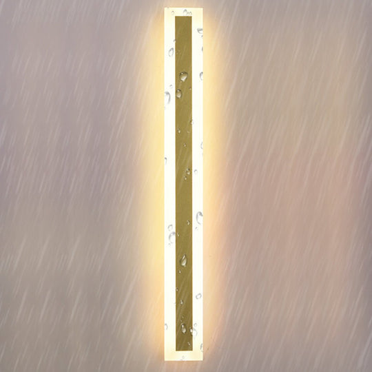 Outdoor Waterproof Minimalist Linear LED Wall Sconce