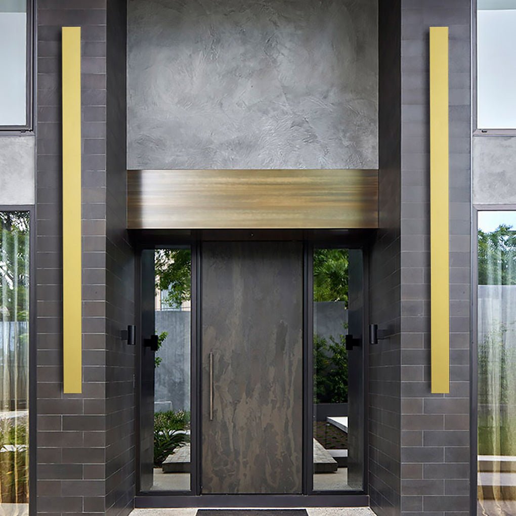 Outdoor Waterproof Minimalist Linear LED Wall Sconce