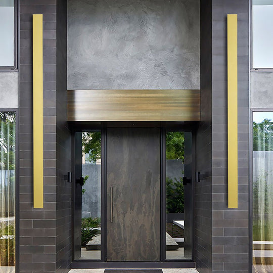 Outdoor Waterproof Minimalist Linear LED Wall Sconce