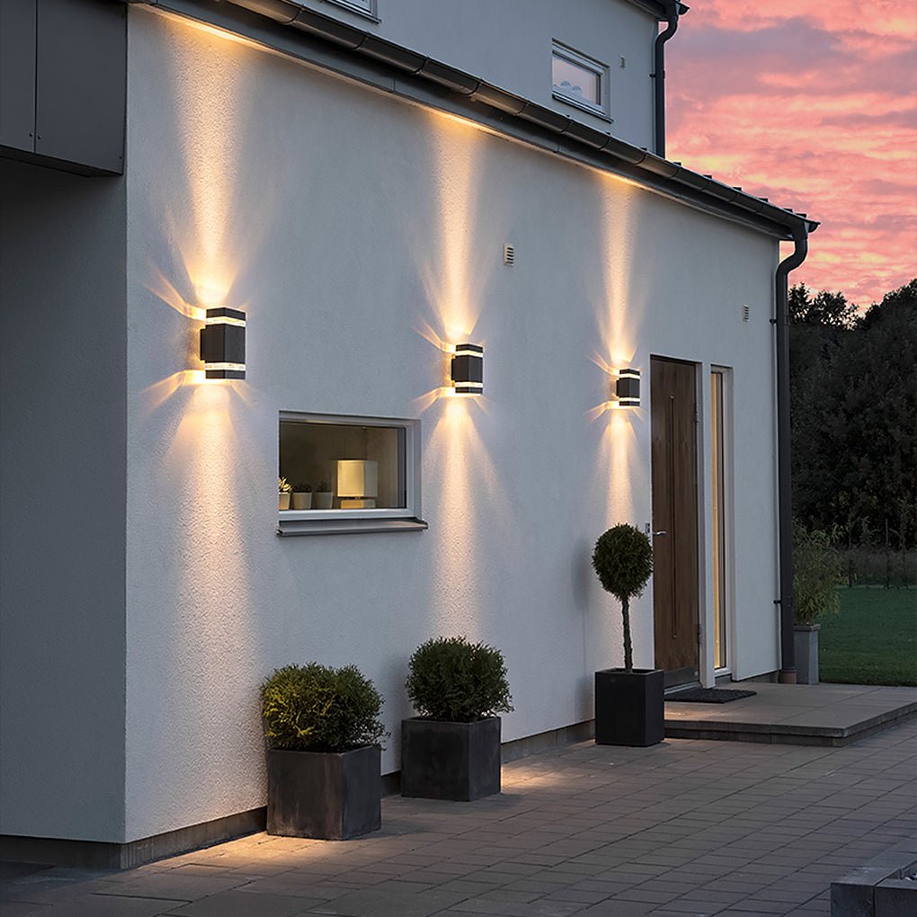 Modern Square & Round Up and Down LED Wall Sconce