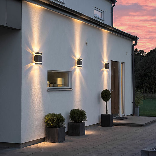 Modern Square & Round Up and Down LED Wall Sconce