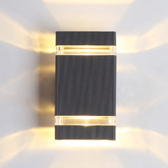 Modern Square & Round Up and Down LED Wall Sconce