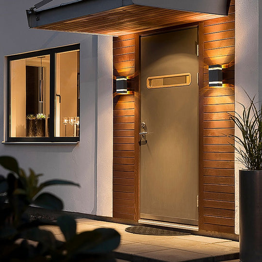 Modern Square & Round Up and Down LED Wall Sconce