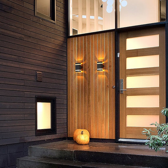 Modern Square & Round Up and Down LED Wall Sconce