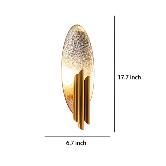 Oval Iron Electroplating Minimalist Creative Postmodern Wall Lights