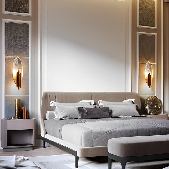 Oval Iron Electroplating Minimalist Creative Postmodern Wall Lights