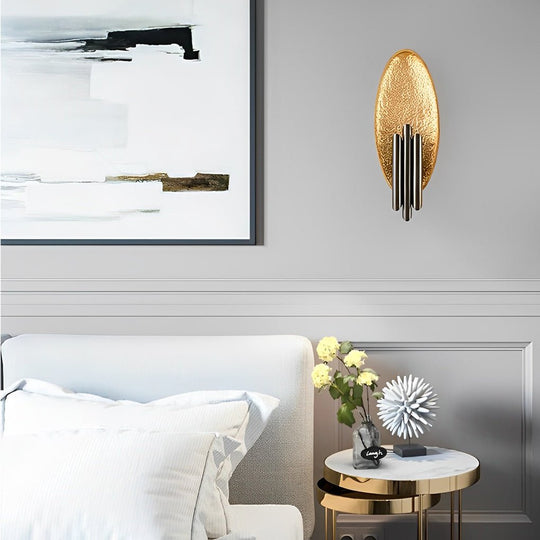 Oval Iron Electroplating Minimalist Creative Postmodern Wall Lights