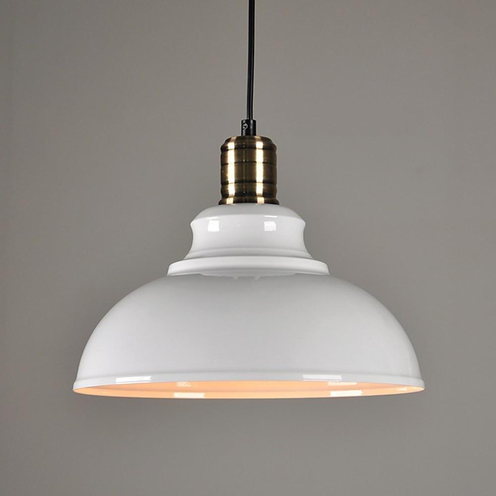 Semi-Globe Metal LED Vintage Pendant Light