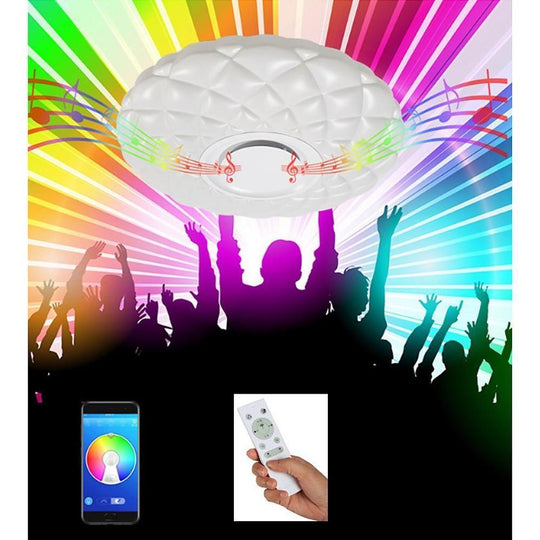 Metal Acrylic Dimmable LED Flush Mount Ceiling Light