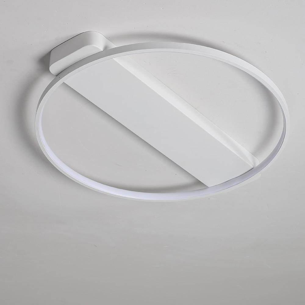 Circle Rectangle Combined LED Modern Flush Mount Ceiling Light