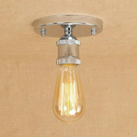5'' Mini-Style Rustic LED Retro Flush Mount Lighting Ceiling Light