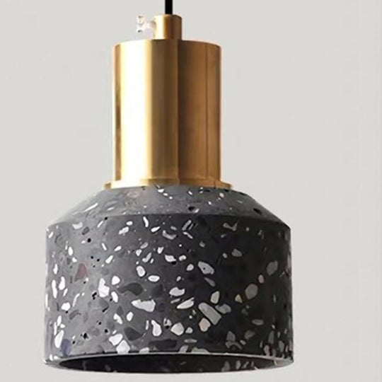 Industrial Round Metal Modern Pendant Light