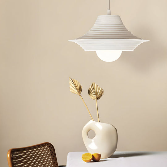 Striped Iron Hat 3-Step Dimming Nordic Pendant Lamp