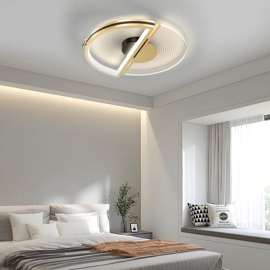 Personalized Round Ceiling Light with 3-Step Dimming