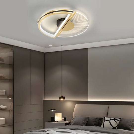 Personalized Round Ceiling Light with 3-Step Dimming