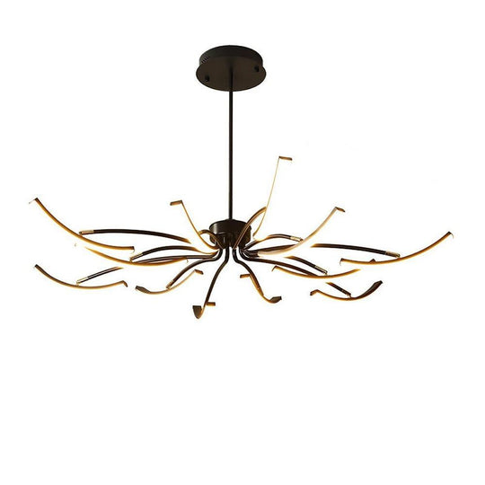 Flower Strips Dimmable LED Nordic Pendant Chandelier