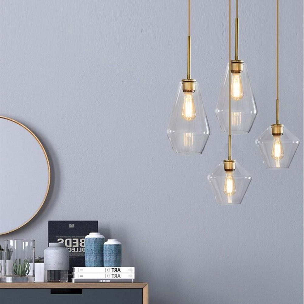 Nordic Classic Copper Glass Pendant Light
