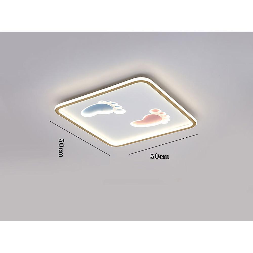 Feet Image Novelty Nordic Metal LED Flush Mount Ceiling Light