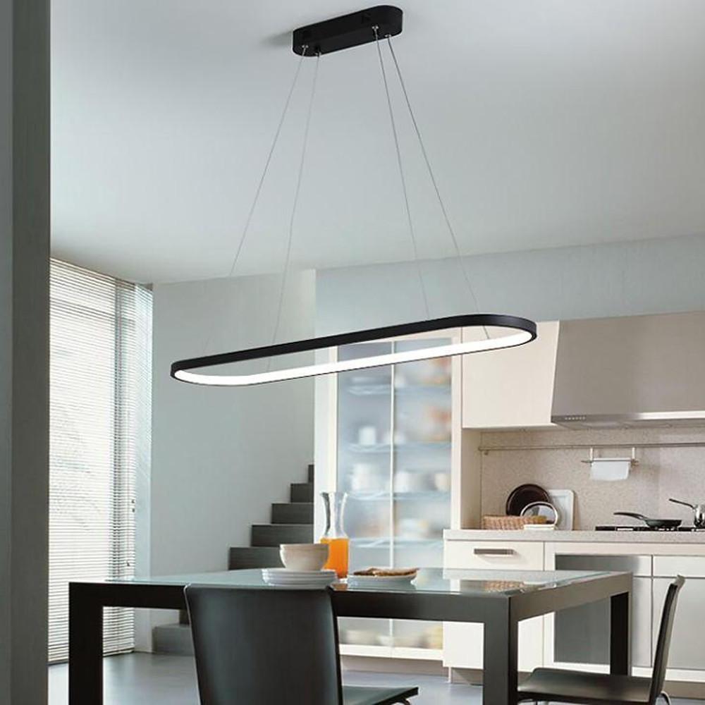 Rounded Rectangle LED Pendant Light for Kitchen