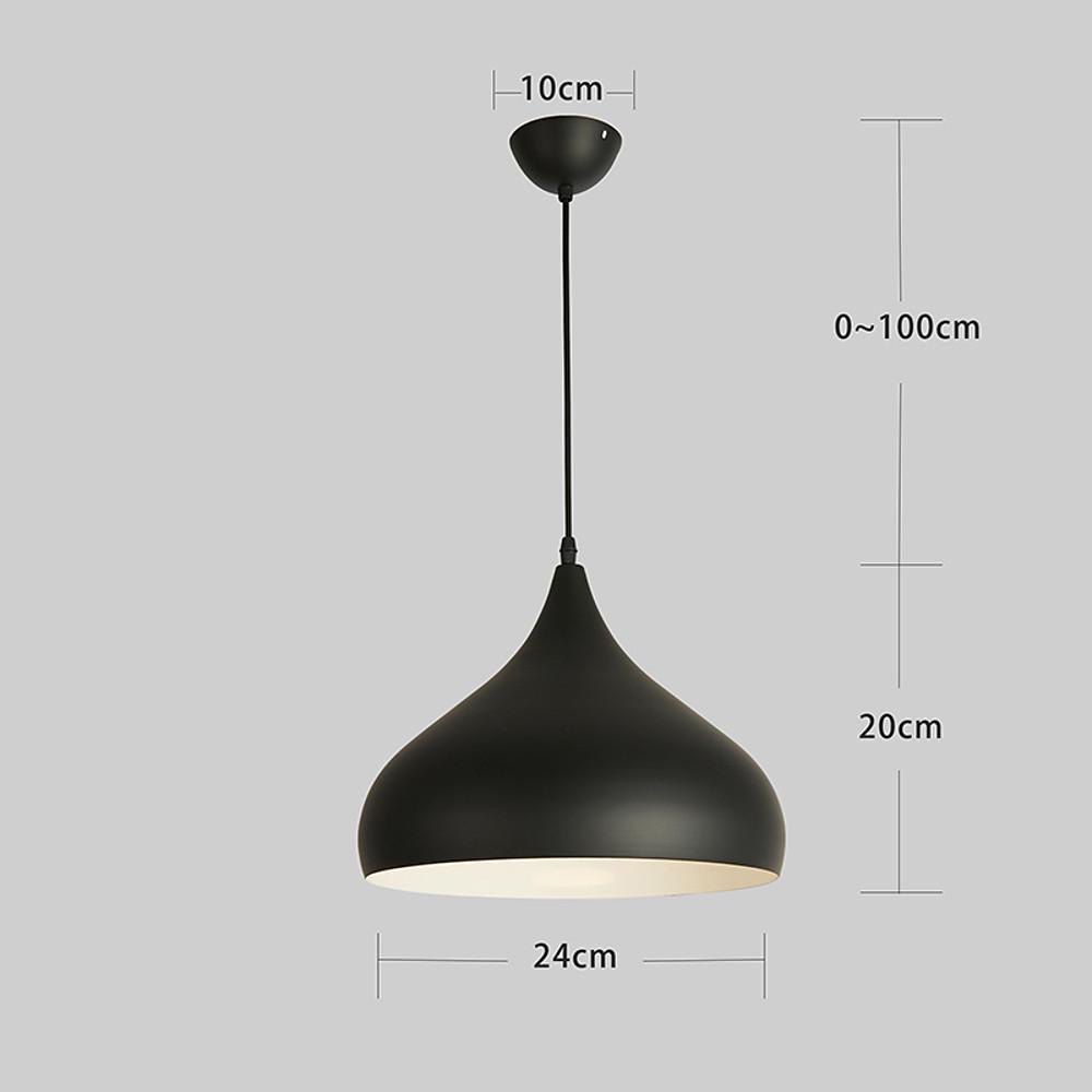 9 Inch LED Halogen Incandescent Metal Dome Bowl Pendant Downlight Light